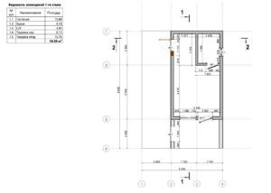 План проекта дома барнхаус 6х5