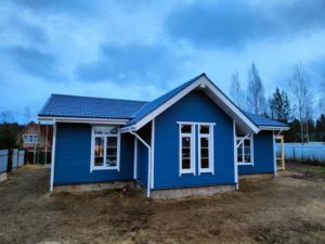 Каркасный дом для постоянного проживания в скандинавском стиле