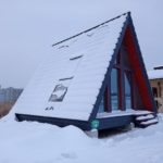 Тёплый дом Шалаш под ключ с утеплением стен 200 мм для зимнего проживания